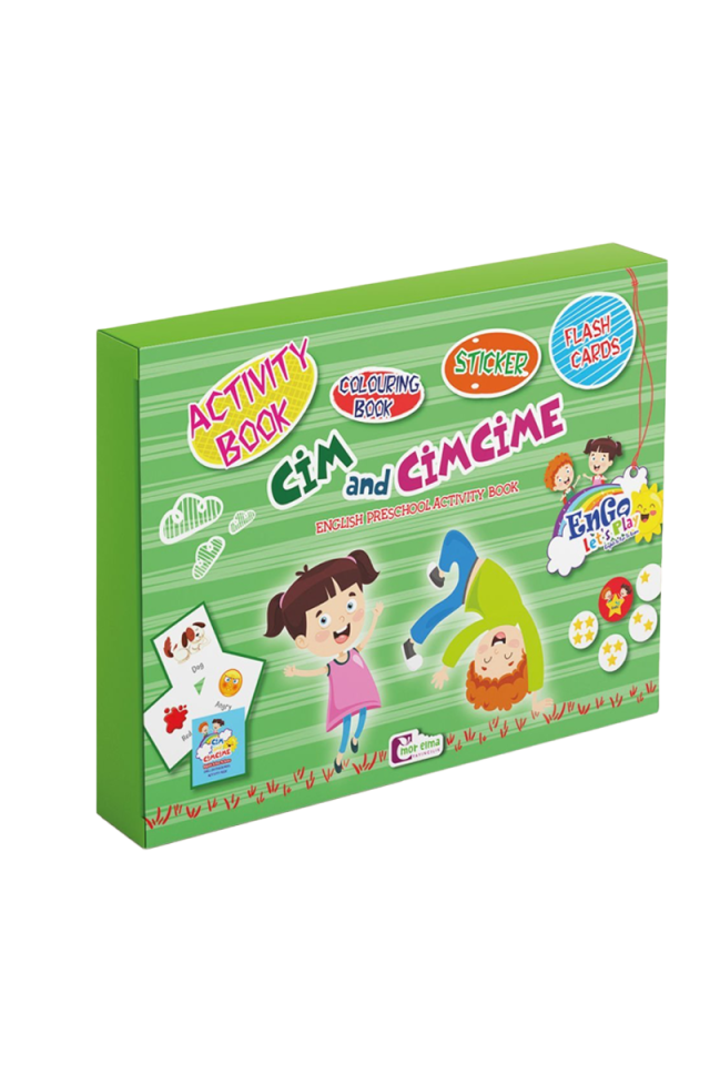 Cim And Cimcime Preschool Activity Book – İngilizce Eğitim Seti