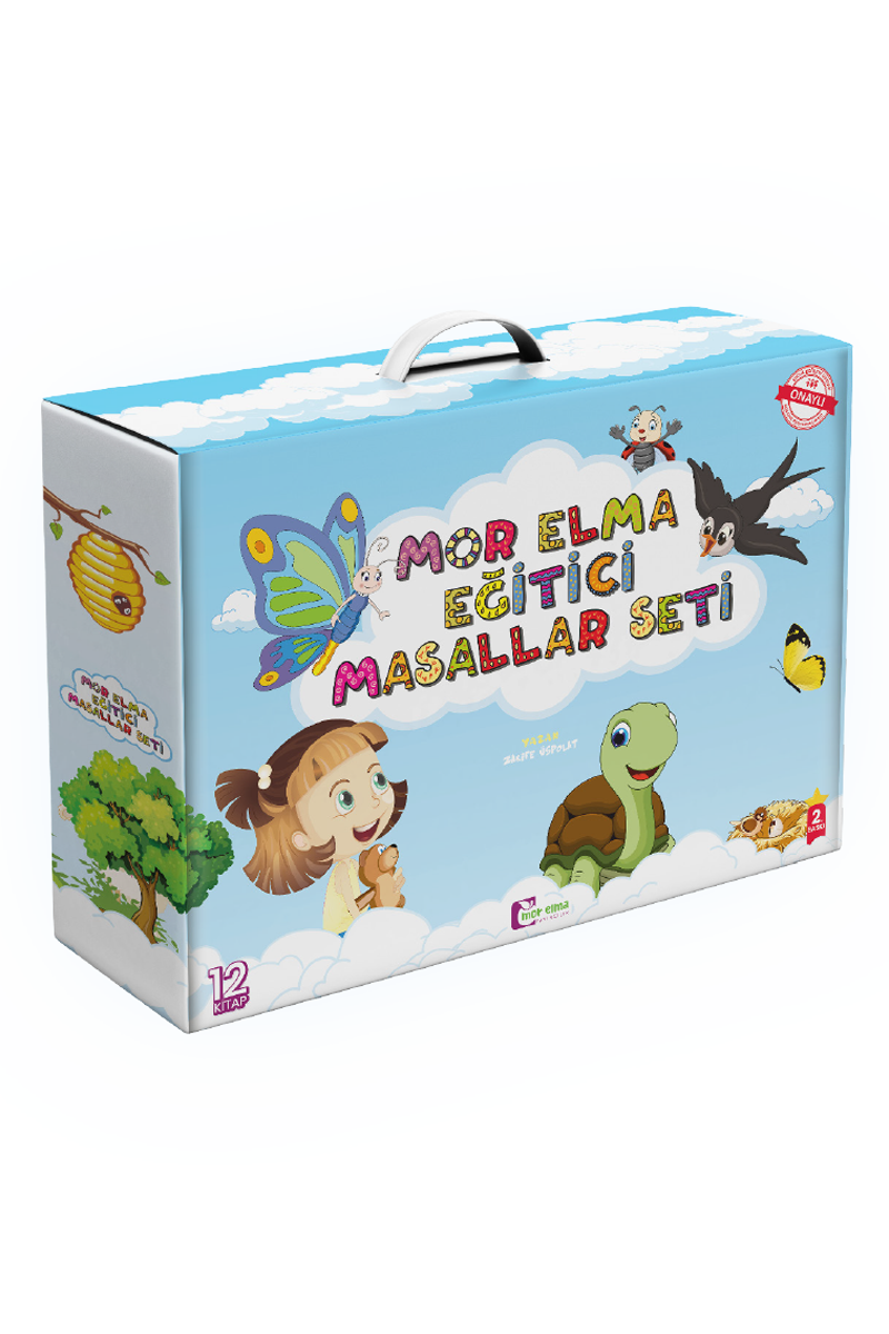 Mor Elma Eğitici Masallar Seti Büyük Boy
