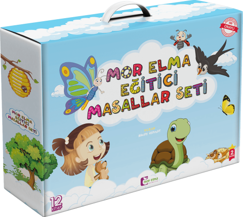 Mor Elma Eğitici Masallar Seti Büyük Boy