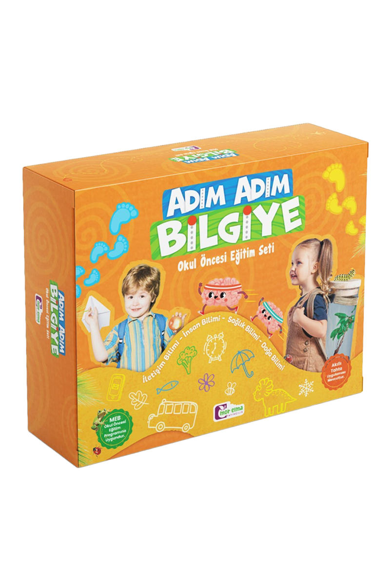 Adım Adım Bilgiye  4-5 Yaş Okul Öncesi Eğitim Seti