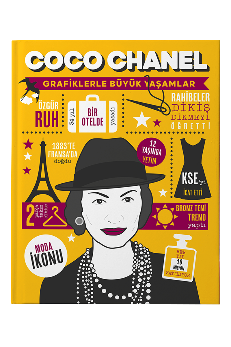 Coco Chanel - Grafiklerle Büyük Yaşamlar