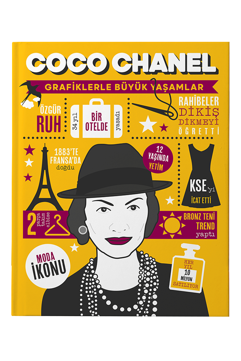 Coco Chanel - Grafiklerle Büyük Yaşamlar