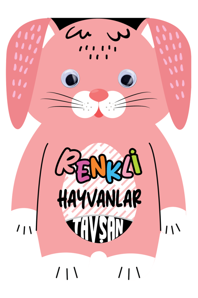 Renkli Hayvanlar - Tavşan