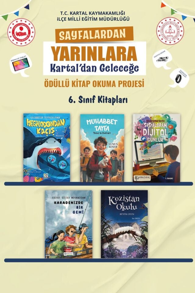 Kartal Sayfalardan Yarınlara 6. Sınıf Kitap Paketi (5 Kitap)