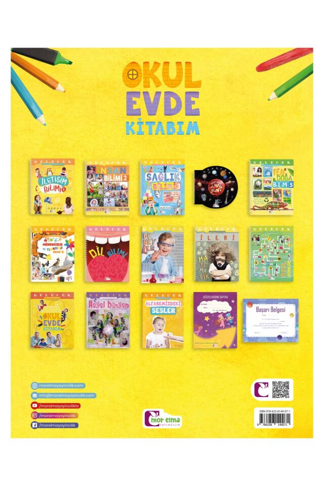 Okul Evde Kitabım - Aile Katılımı Etkinlik Kitabı (Gelecek 5-6 Yaş)
