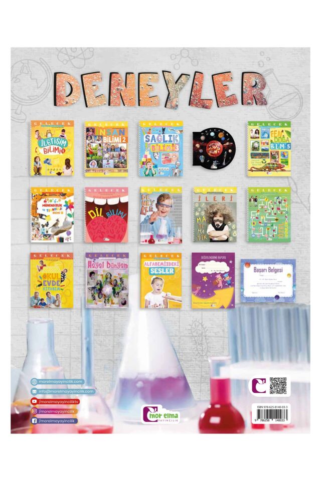 Deneyler - Okul Öncesi Bilimsel Süreç ve Deney Kitabı (Gelecek 5-6 Yaş)