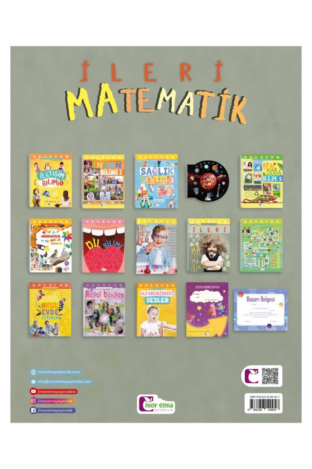 İleri Matematik - Okul Öncesi Matematik Kitabı (Gelecek 5-6 Yaş)