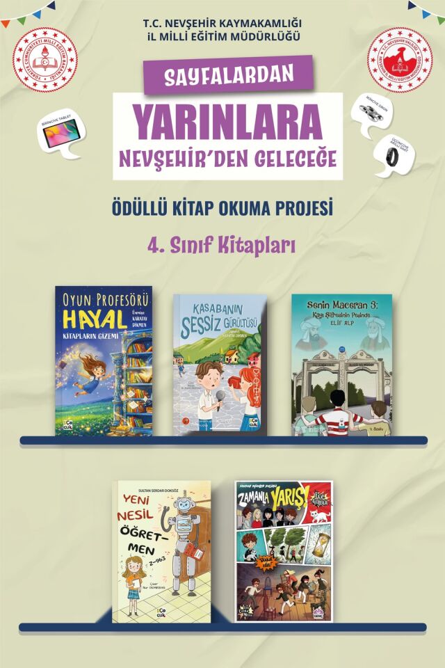 Nevşehir Okuyor 4. Sınıf Kitap Paketi (5 Kitap)