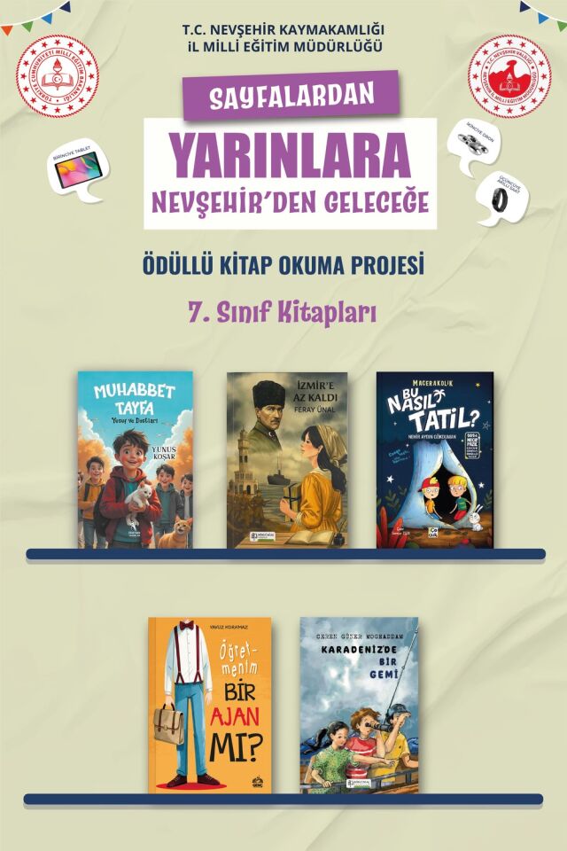 Nevşehir Okuyor 7. Sınıf Kitap Paketi (5 Kitap)