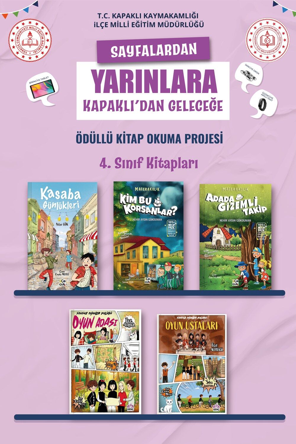 Kapaklı Okuyor 4. Sınıf Kitap Paketi (5 Kitap)