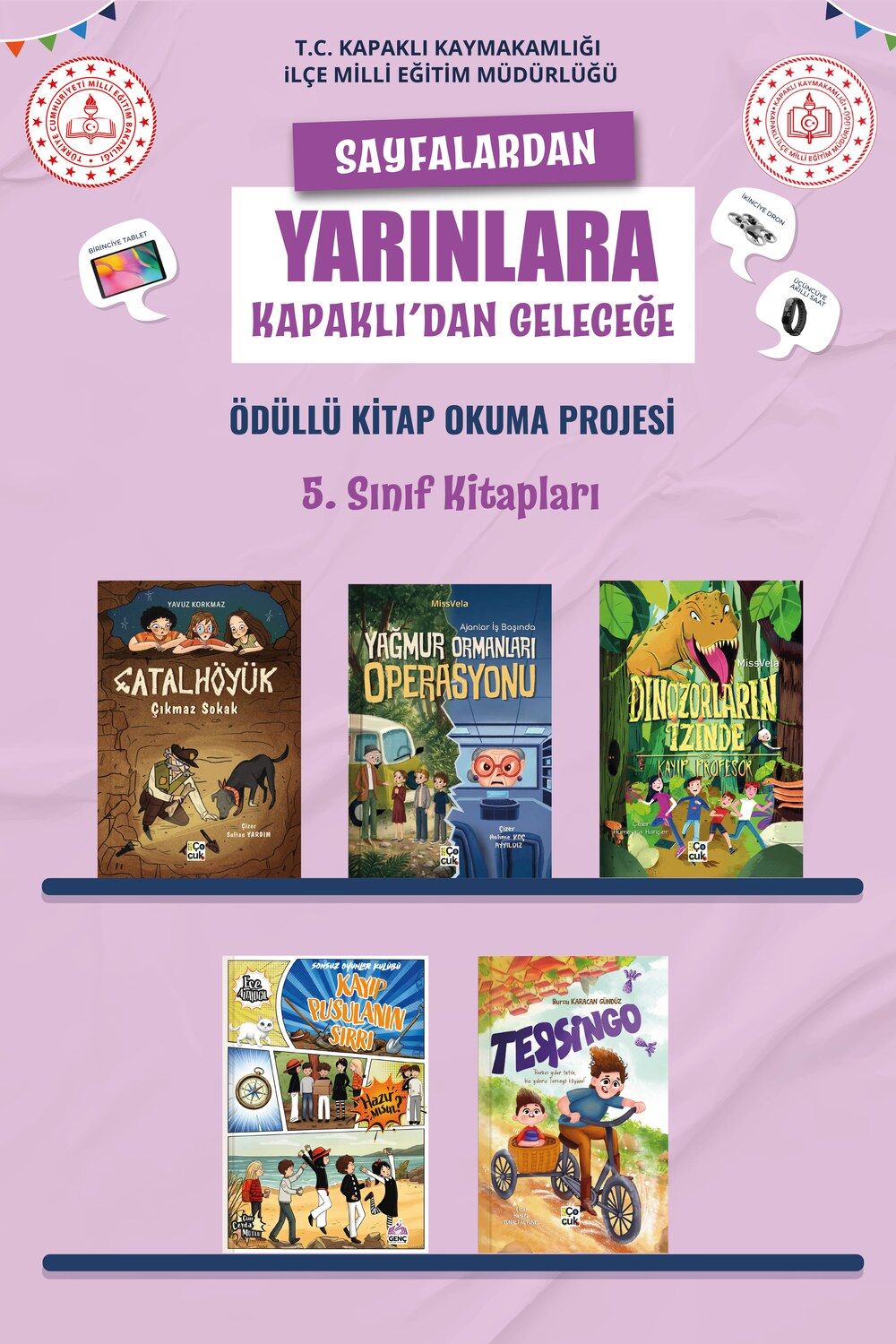 Kapaklı Okuyor 5. Sınıf Kitap Paketi (5 Kitap)