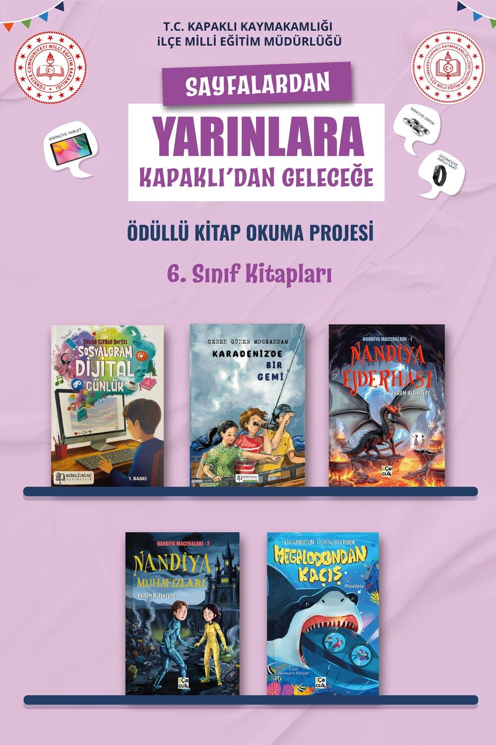 Kapaklı Okuyor 6. Sınıf Kitap Paketi (5 Kitap)