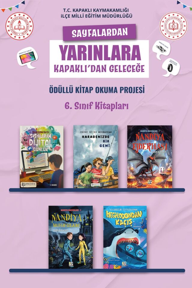 Kapaklı Okuyor 6. Sınıf Kitap Paketi (5 Kitap)