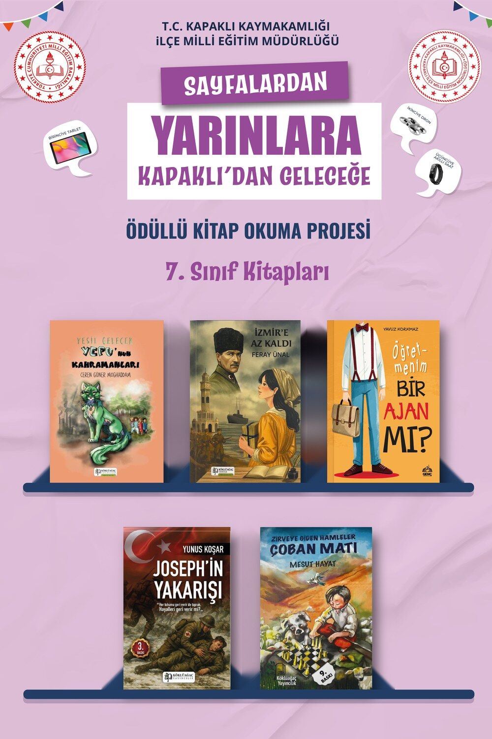 Kapaklı Okuyor 7. Sınıf Kitap Paketi (5 Kitap)