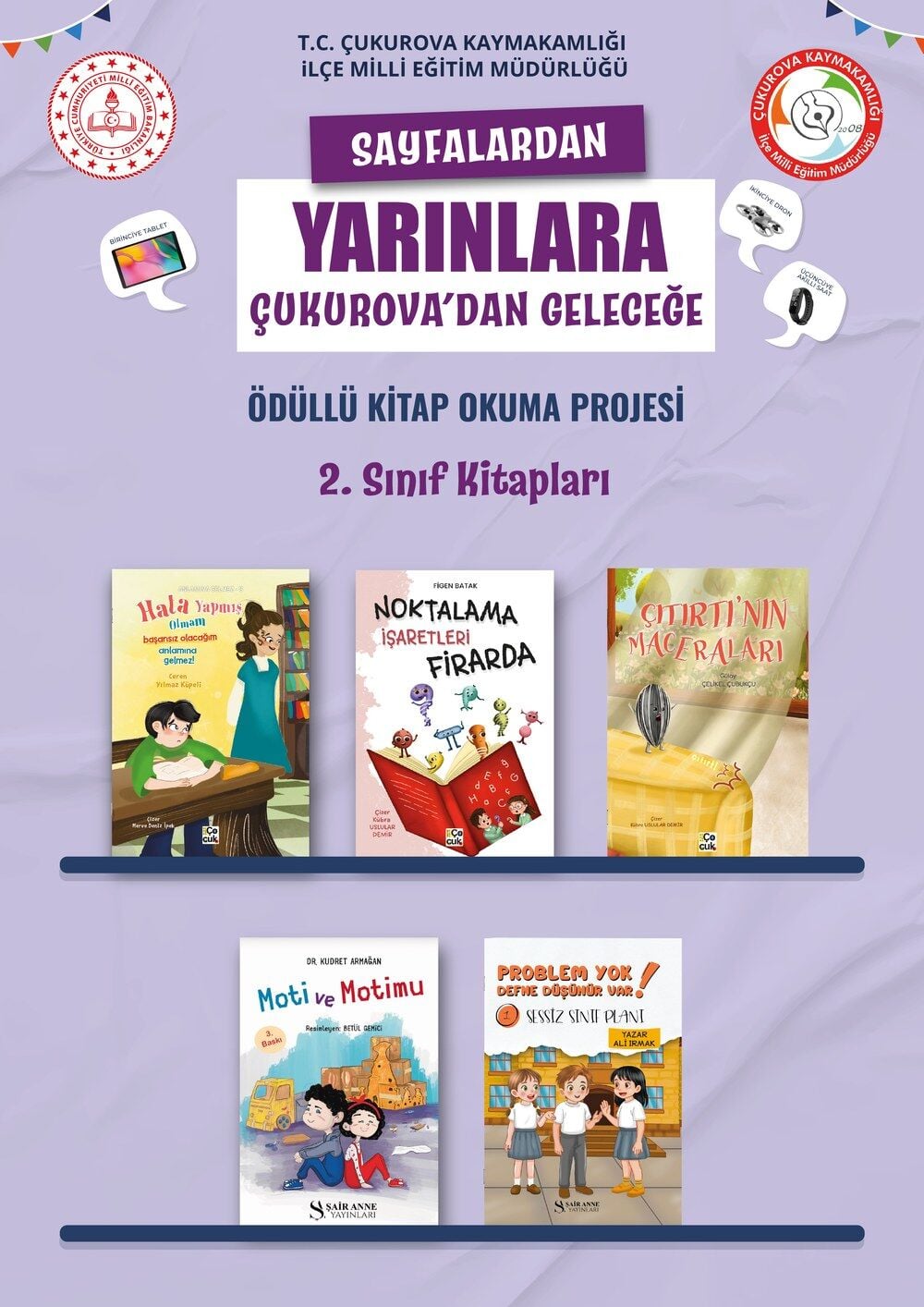 Çukurova Okuyor 2. Sınıf Kitap Paketi (5 Kitap)