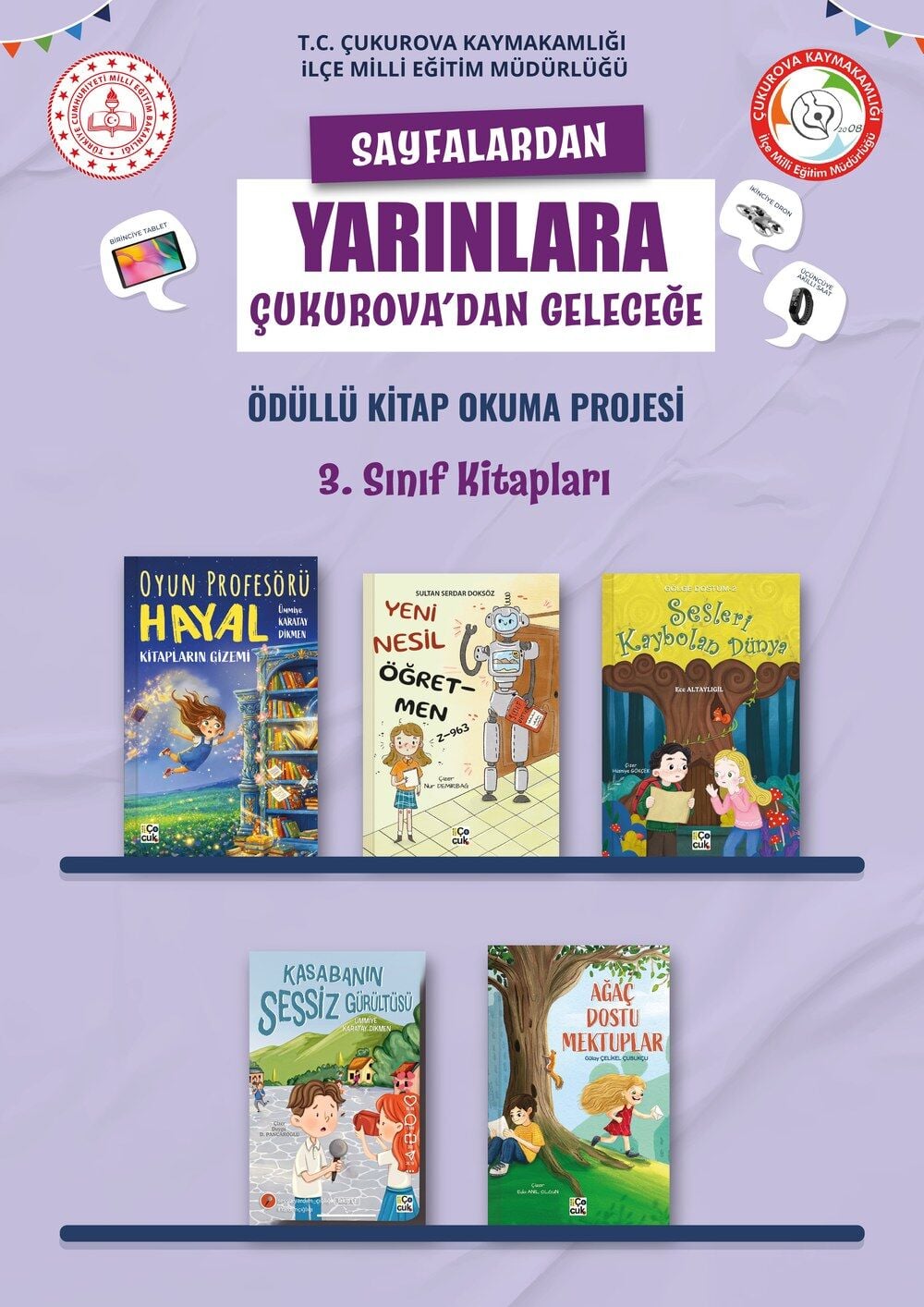 Çukurova Okuyor 3. Sınıf Kitap Paketi (5 Kitap)
