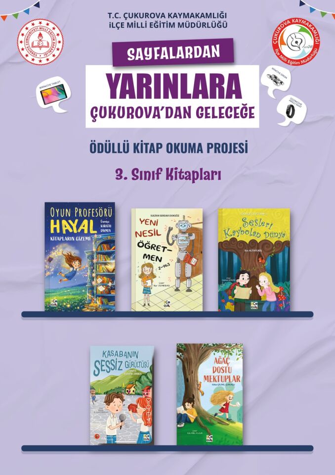 Çukurova Okuyor 3. Sınıf Kitap Paketi (5 Kitap)