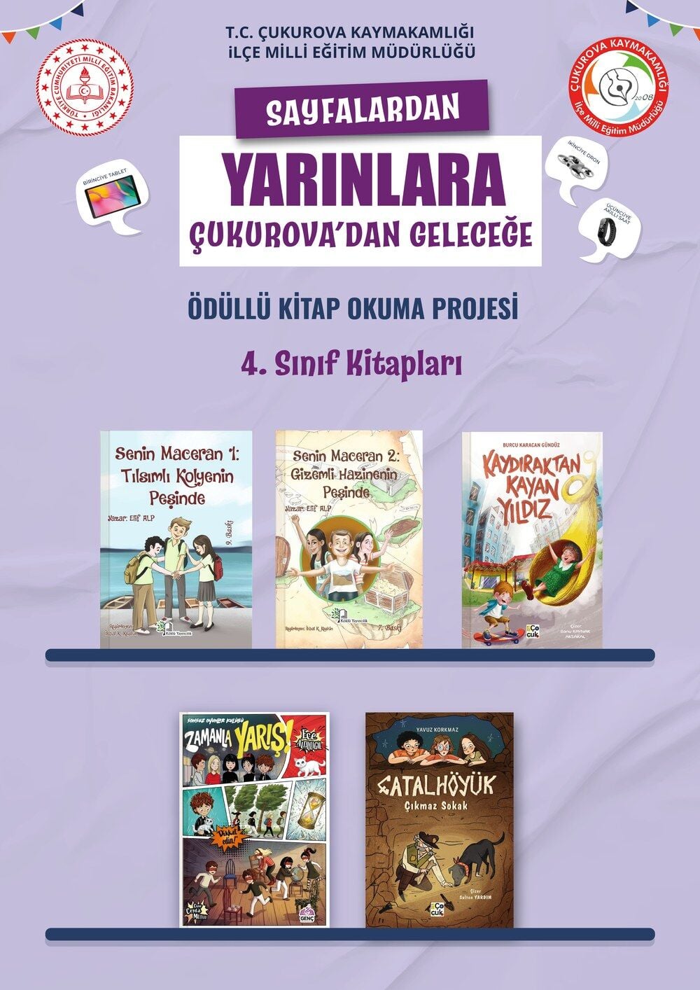 Çukurova Okuyor 4. Sınıf Kitap Paketi (5 Kitap)
