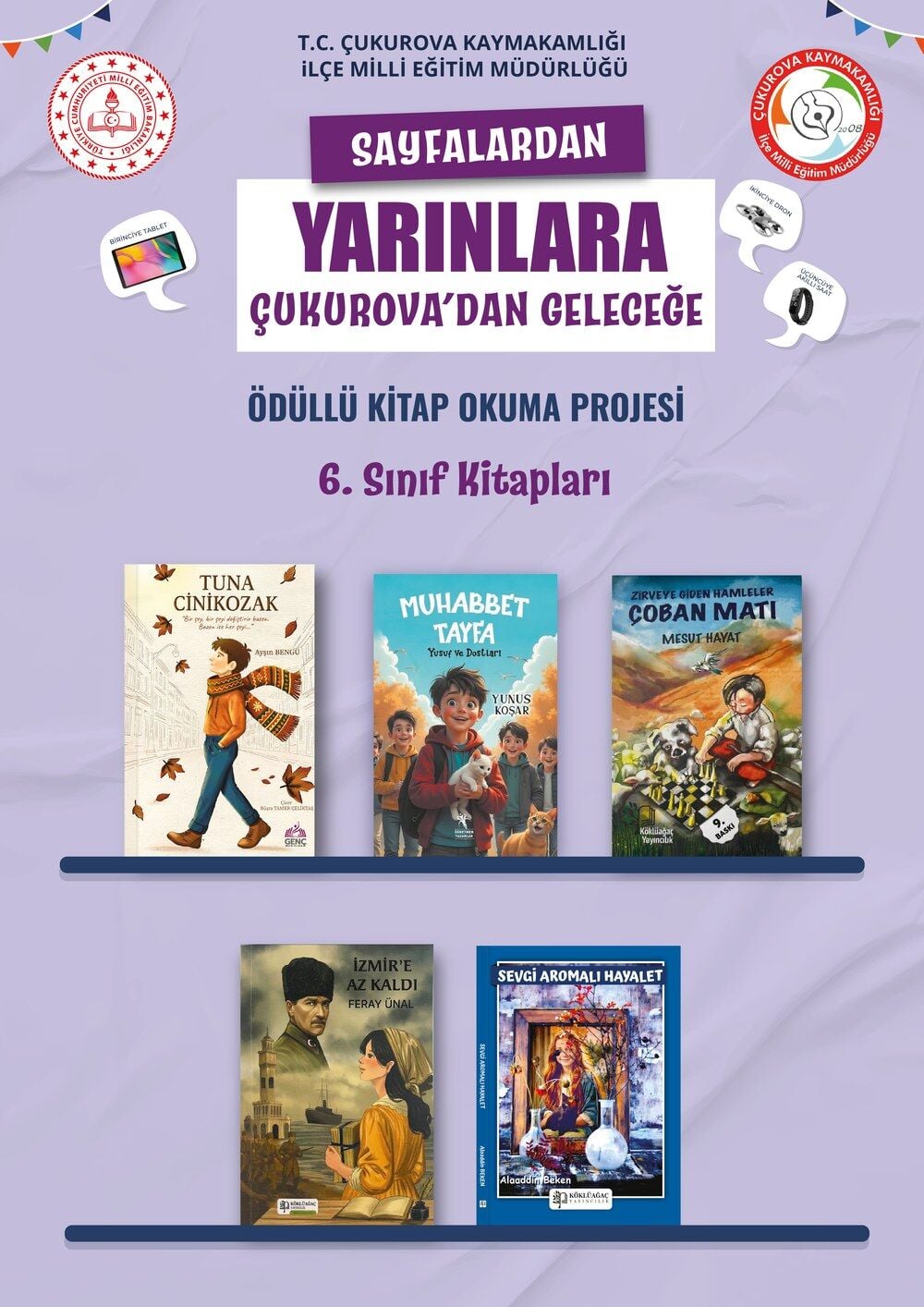 Çukurova Okuyor 6. Sınıf Kitap Paketi (5 Kitap)
