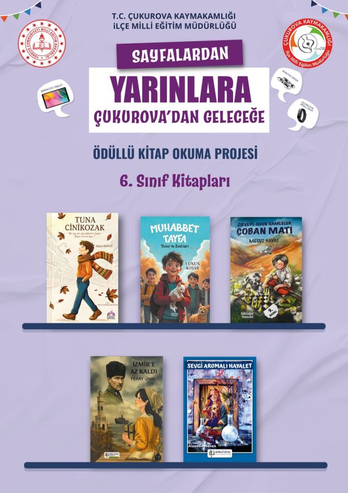 Çukurova Okuyor 6. Sınıf Kitap Paketi (5 Kitap)