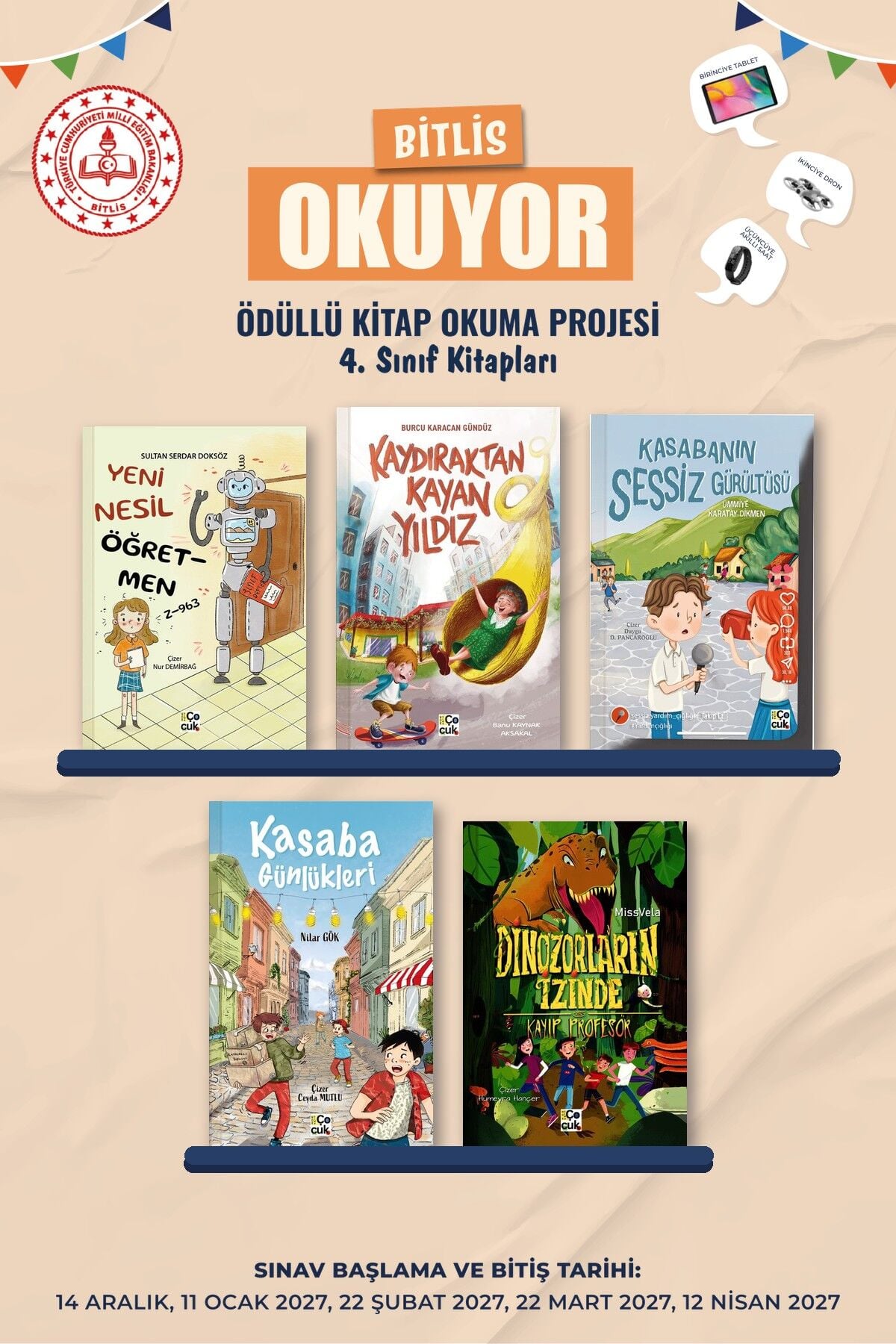 Bitlis Okuyor 4. Sınıf Kitap Paketi (5 Kitap)