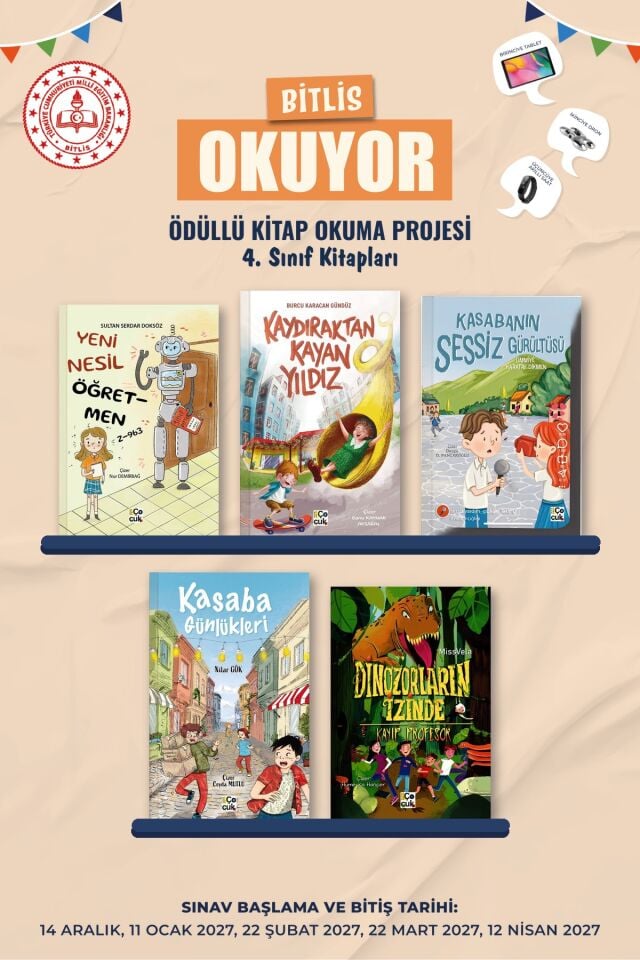 Bitlis Okuyor 4. Sınıf Kitap Paketi (5 Kitap)